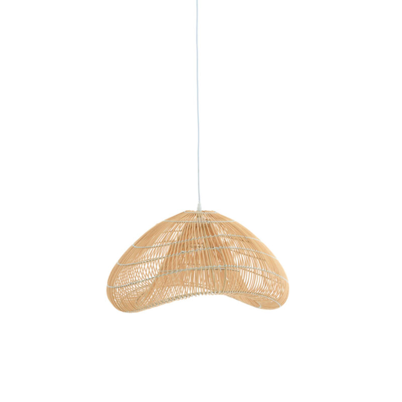 Lámpara colgante de ratán con apariencia natural Light & Living Janzur - Ø 52,5 cm