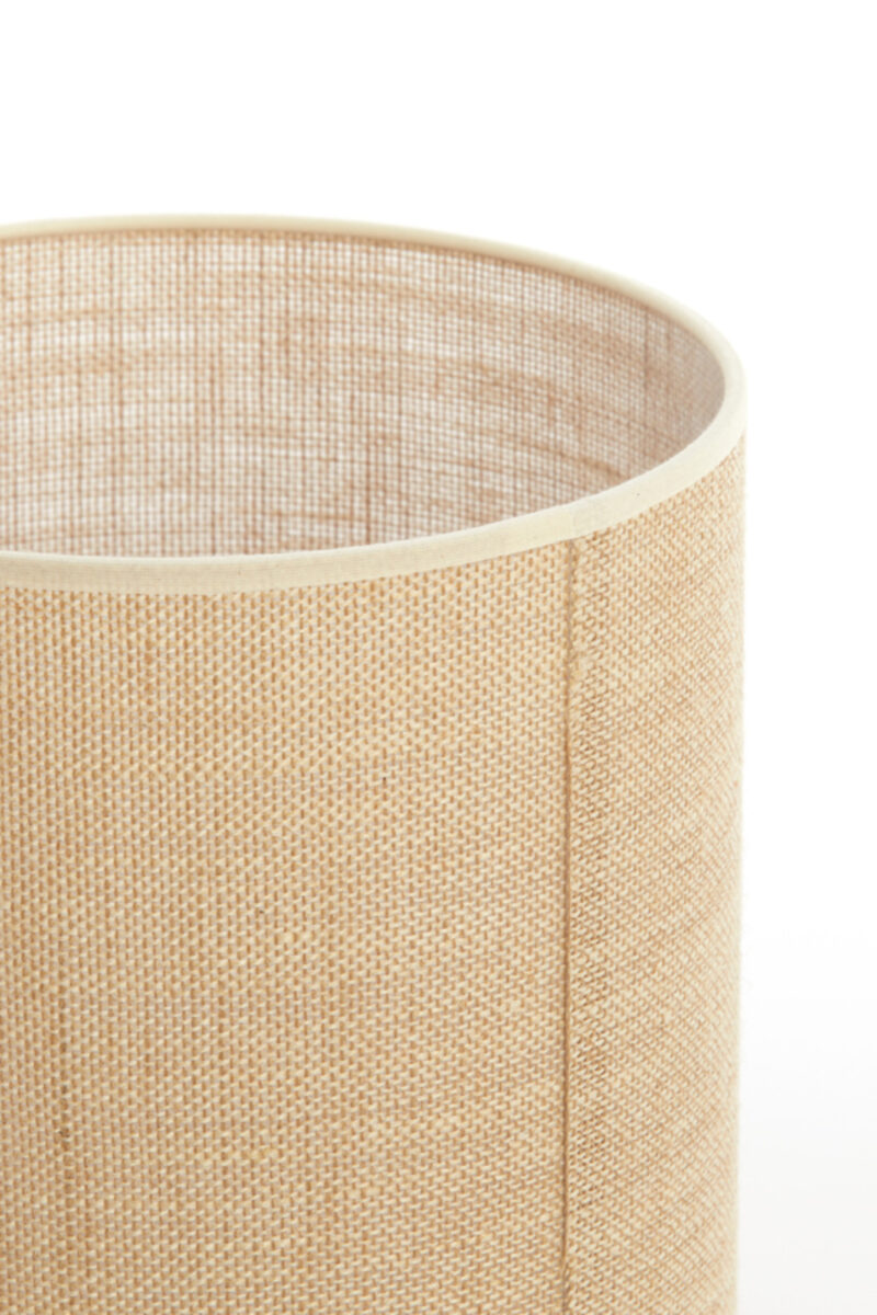 Lámpara de cilindro color beige Light & Living Sendai - Ø 25 cm - Imagen 6