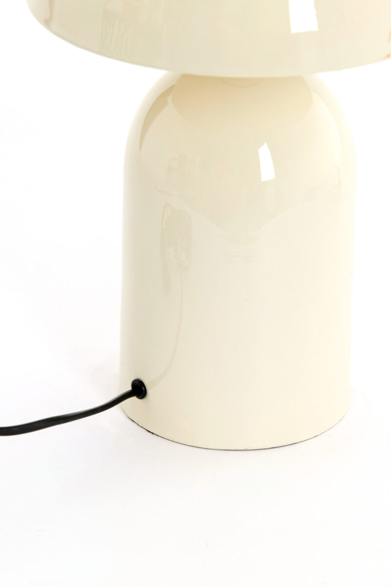 Lámpara de mesa blanca brillante Light & Living Tolima - H. 35 cm - Imagen 4