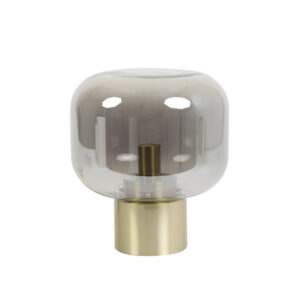 Lámpara de vidrio dorado Light & Living Arturan – H. 33,5 cm
