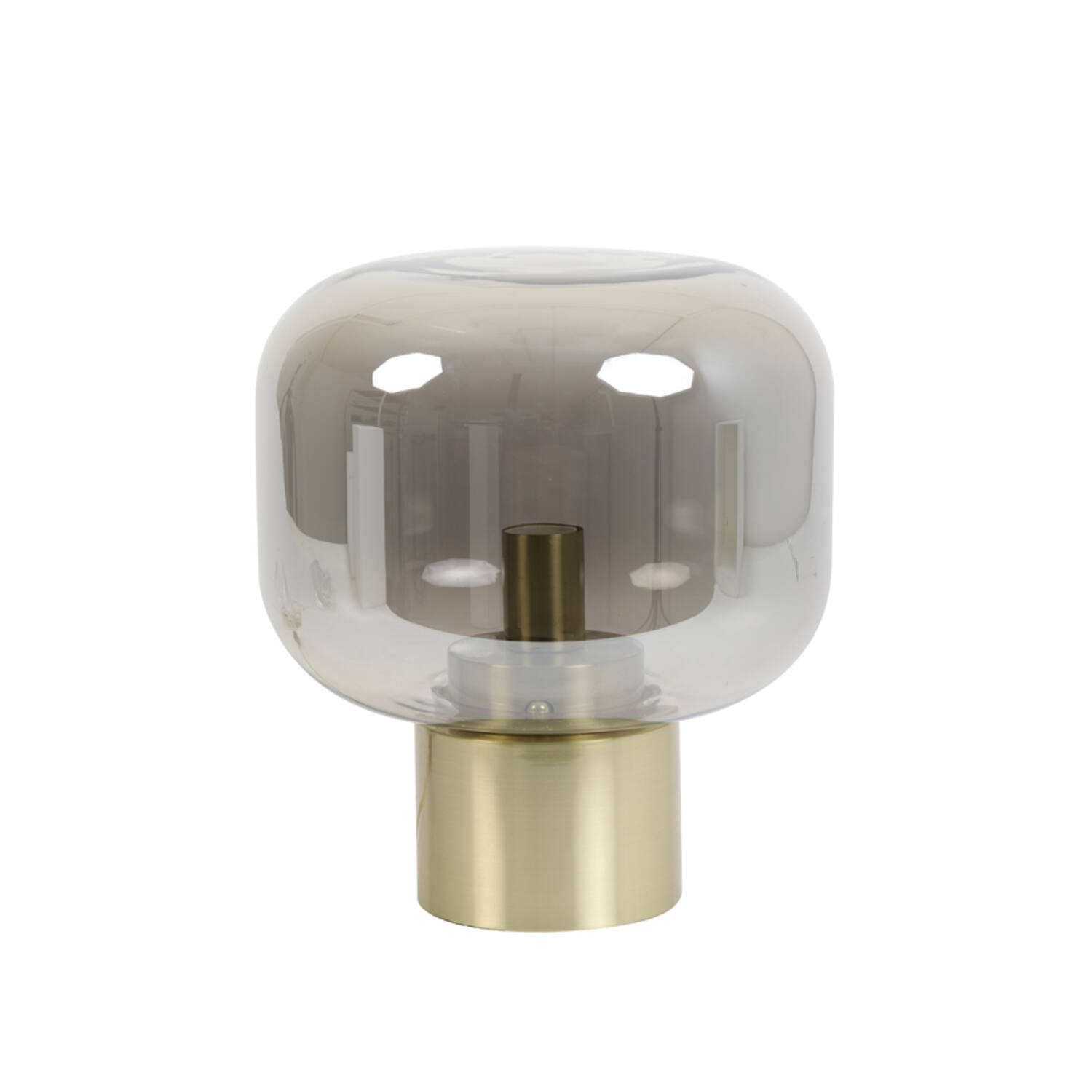 Lámpara de vidrio dorado Light & Living Arturan – H. 33,5 cm