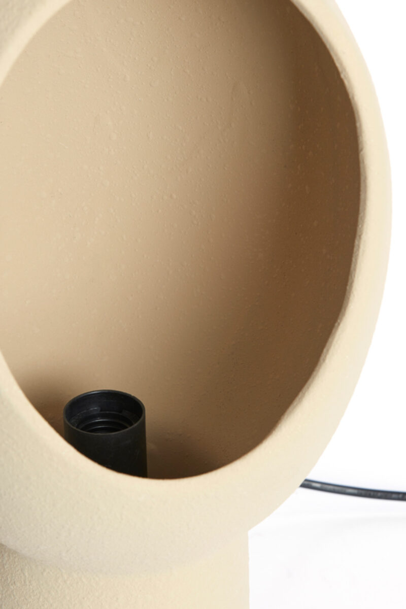 Lámpara de mesa beige estilo moderno Light & Living Monk - H. 46 cm - Imagen 6