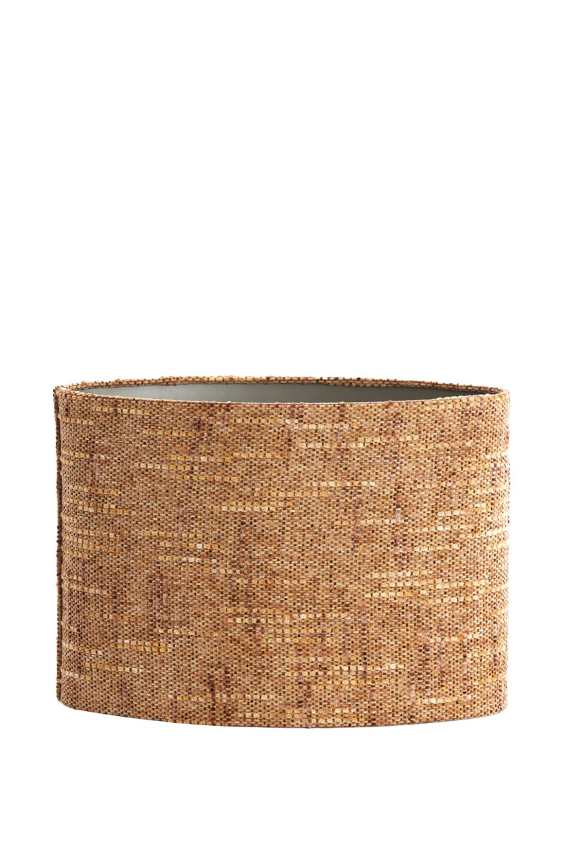 Pantalla de lámpara de tela diseño trenzado Light & Living Osire - H. 32 cm - Imagen 2