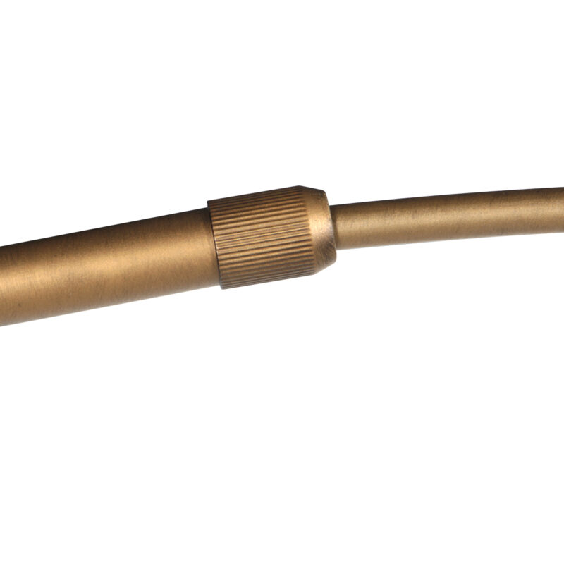 Lámpara clásica bronce con pantalla textil Steinhauer Sparkled Light - Imagen 10
