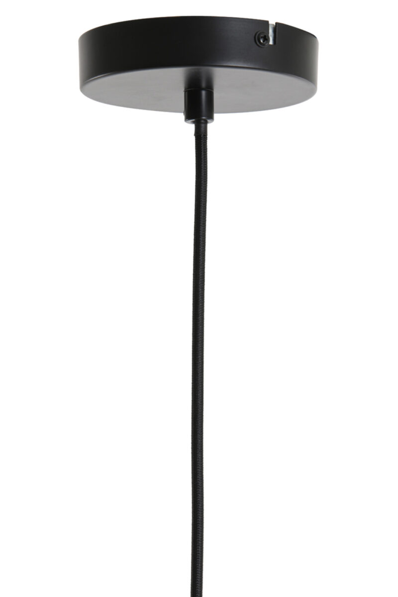 Lámpara colgante de cristal con portalámparas dorado Light & Living Lekar - Ø 16 cm - Imagen 6