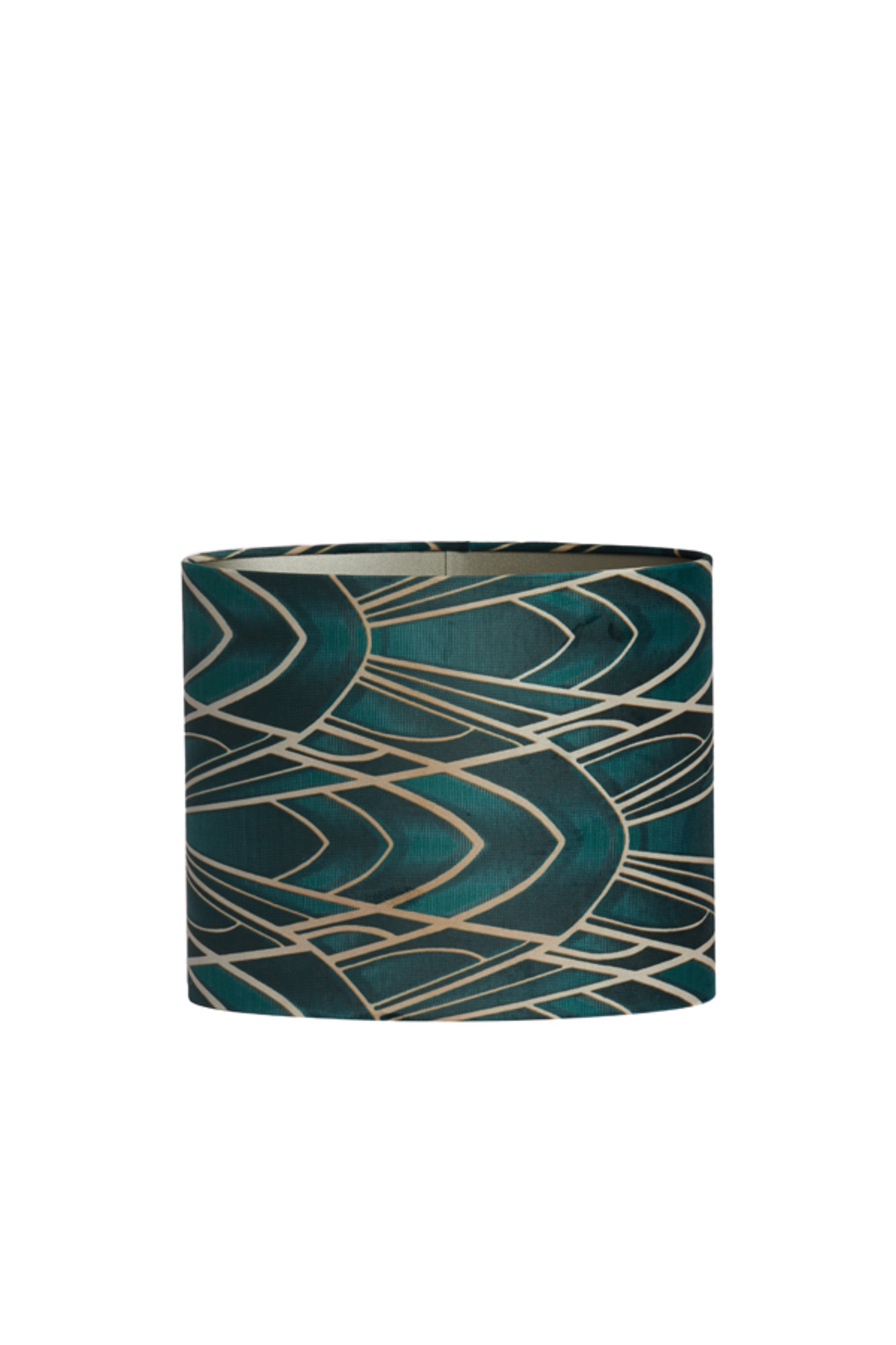 Pantalla de lámpara verde con estampado Light & Living Tiara - Imagen 2