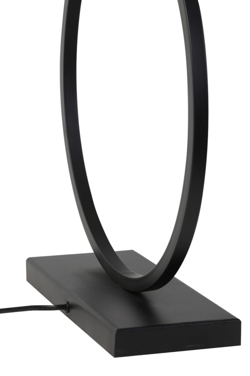 Base de lámpara negra circular Light & Living Liva - H. 53 cm - Imagen 8