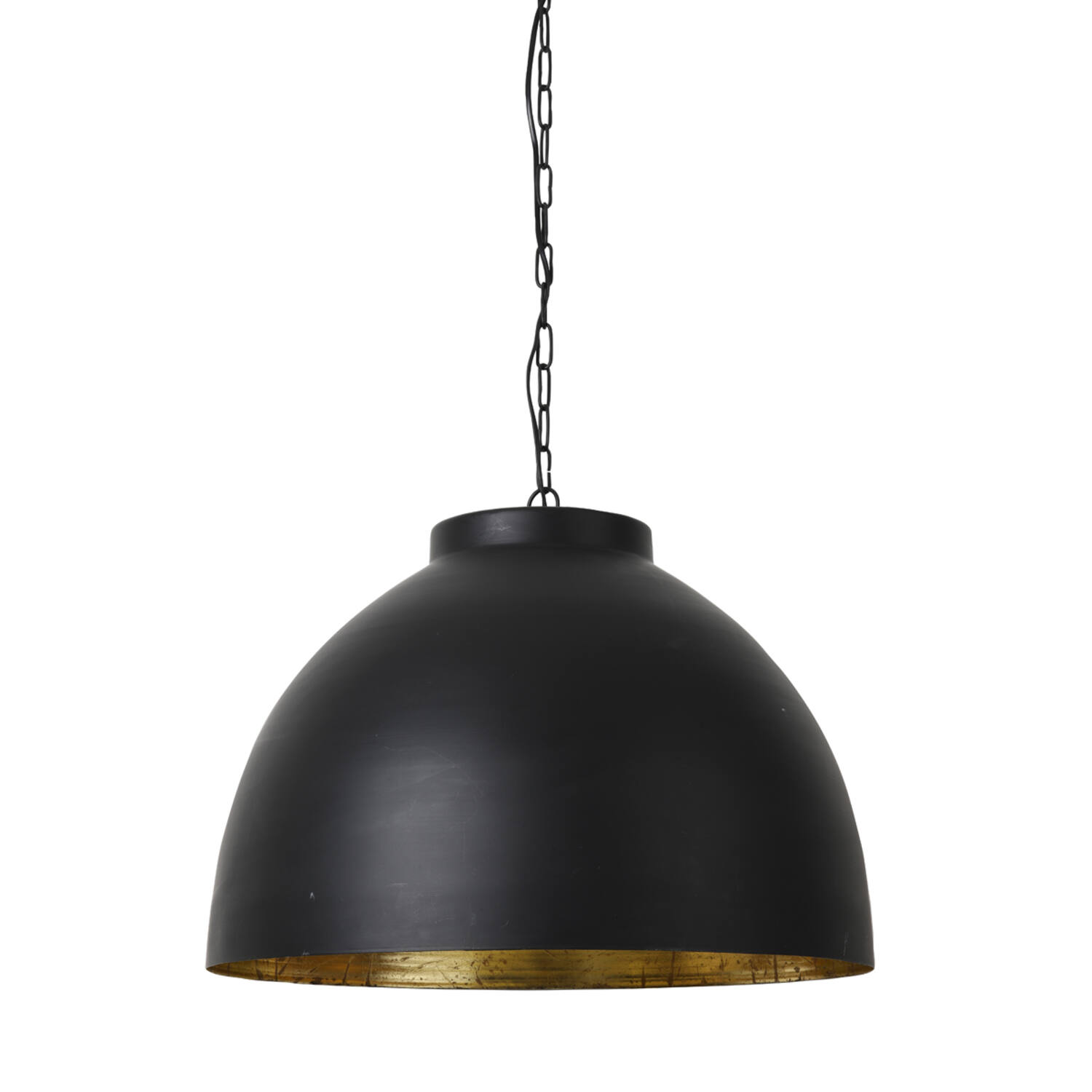 Lámpara negra con pantalla industrial Light & Living Kylie - Ø 60 cm