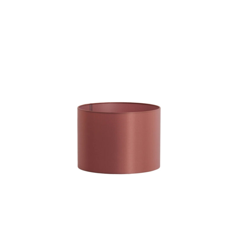 Pantalla de lámpara de cilindro rojo de tela Light & Living Imani - Ø 25 cm