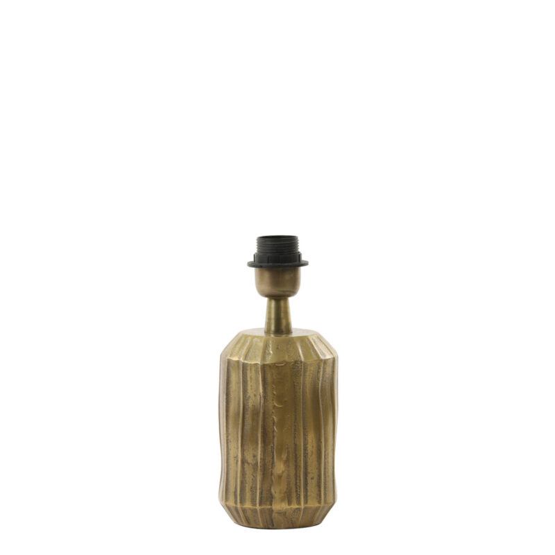 Base de lámpara dorada metal vintage Light & Living Levy - H. 21 cm