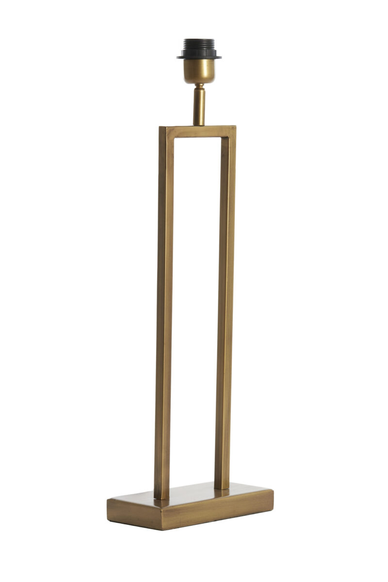 Base de lámpara dorada rectangular Light & Living Shiva - H. 55 cm - Imagen 3