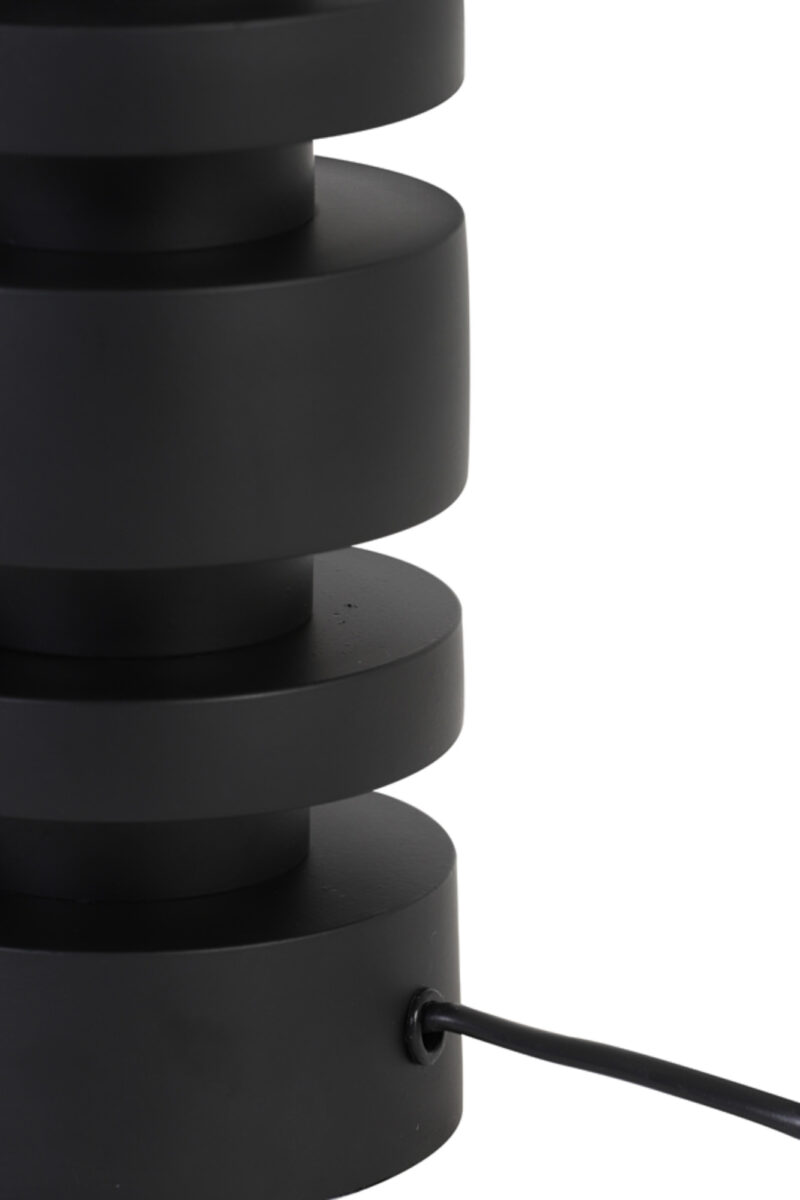 Base de lámpara negra moderna con estilo Light & Living Desley - H. 40 cm - Imagen 3