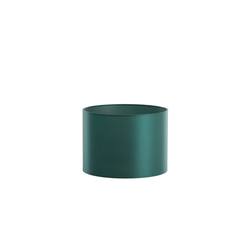 Pantalla de tela cilíndrica verde Light & Living Imani - Ø 25 cm