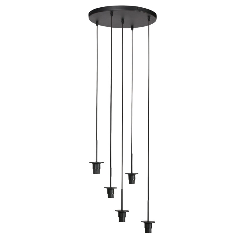 Lámpara colgante con 5 portalámparas y cables regulables Mexlite HaloSwap - Imagen 2