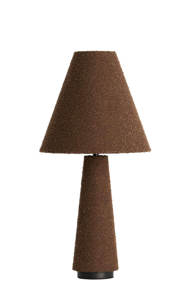 Lámpara tradicional marrón de tela Light & Living Devia - H. 61 cm - Imagen 2