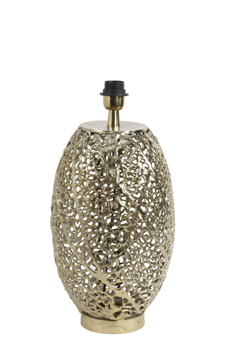 Base de lámpara de filigrana dorada Light & Living Sinula - H. 44 cm - Imagen 2