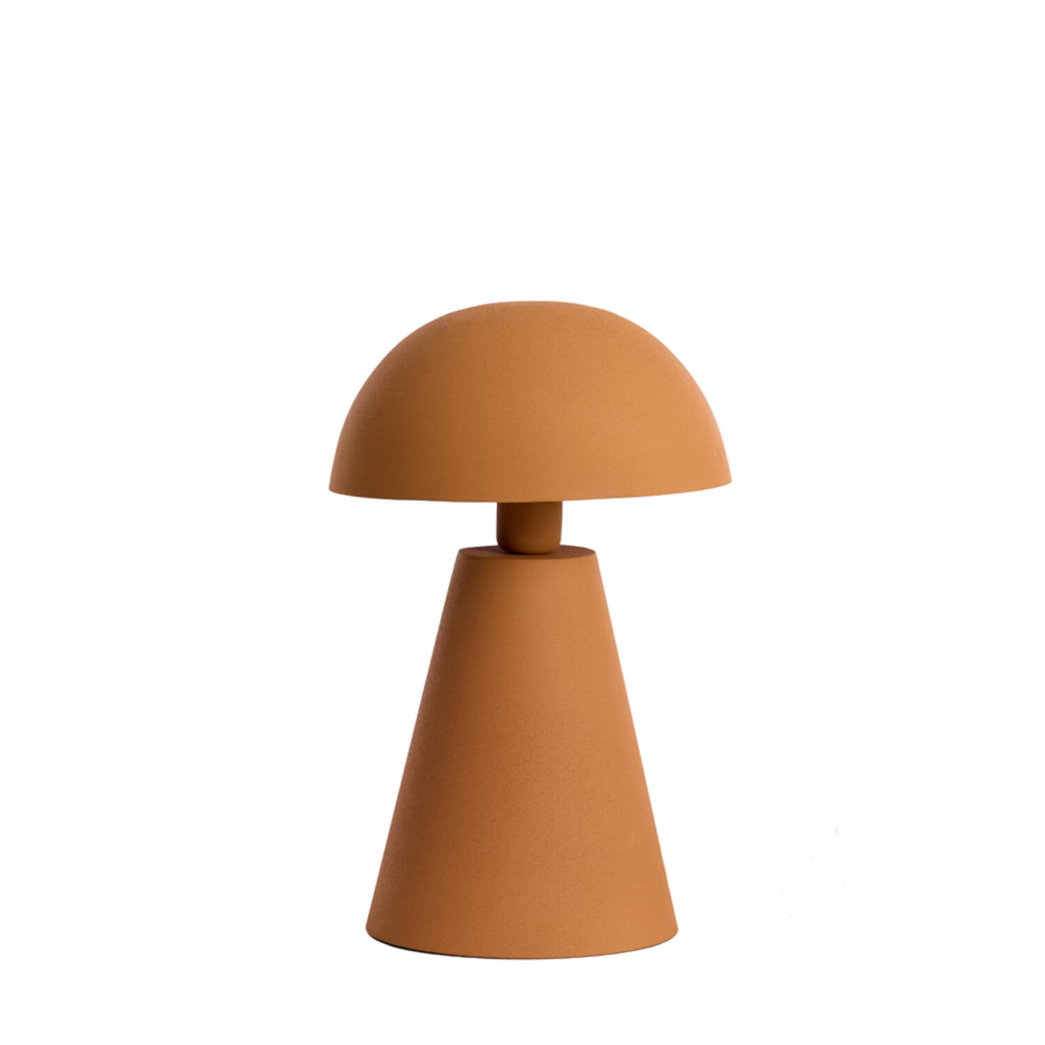 Lámpara de mesa de terracota cónica Light & Living Surrina - H. 41 cm