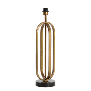 Base de lámpara dorada estructura metálica Light & Living Aster - H. 55 cm