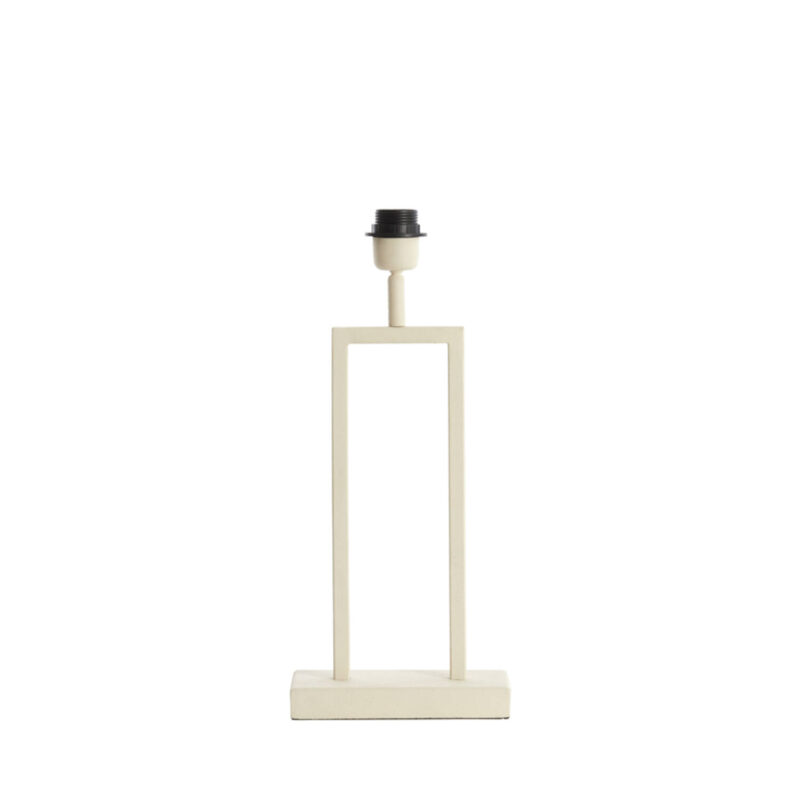 Base de lámpara metálica rectangular Light & Living Shiva - H. 41 cm