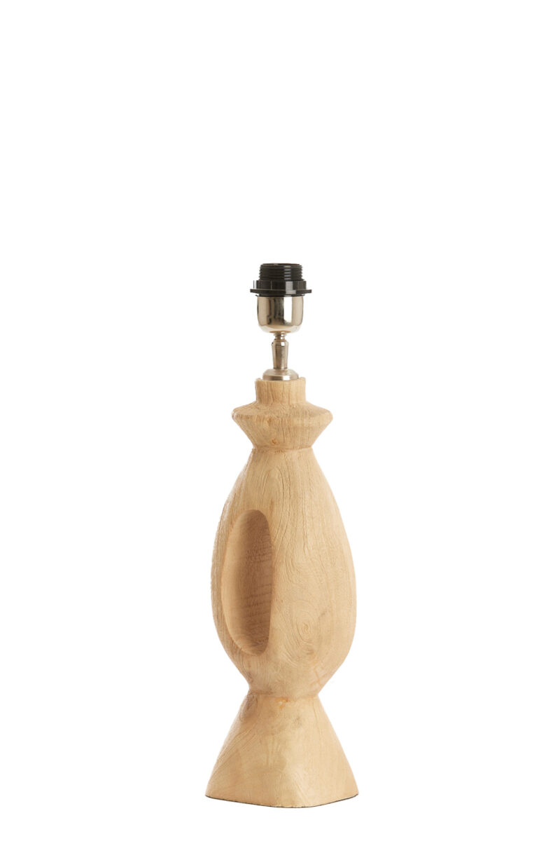 Escultura de pie de lámpara de madera Light & Living Django - H. 45 cm - Imagen 3
