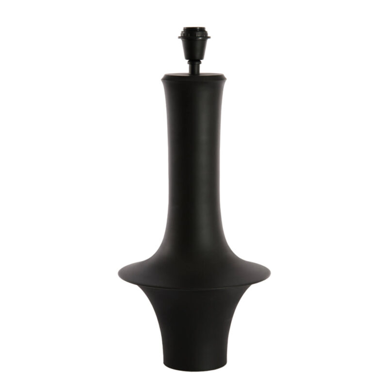 Base de lámpara negra diseño contemporáneo Light & Living Jeff - H. 52 cm