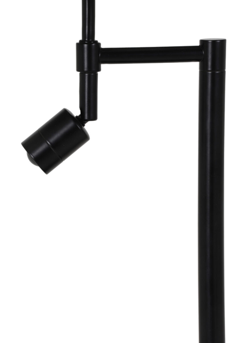 Base de lámpara negra con luz de lectura Light & Living Montana – H. 47,5 cm - Imagen 7