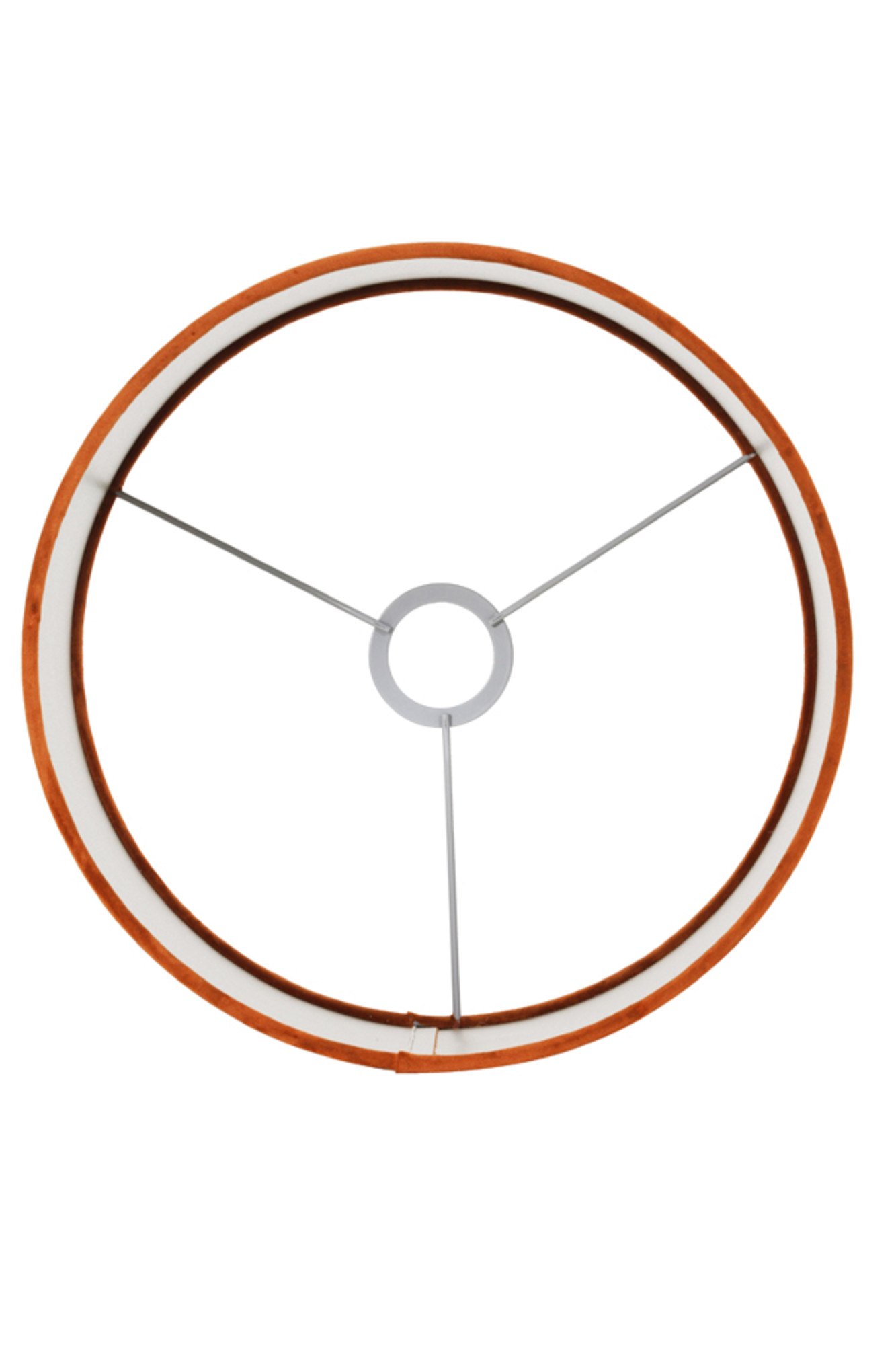 Pantalla de lámpara cilíndrica en marrón Light & Living Velours - Imagen 5