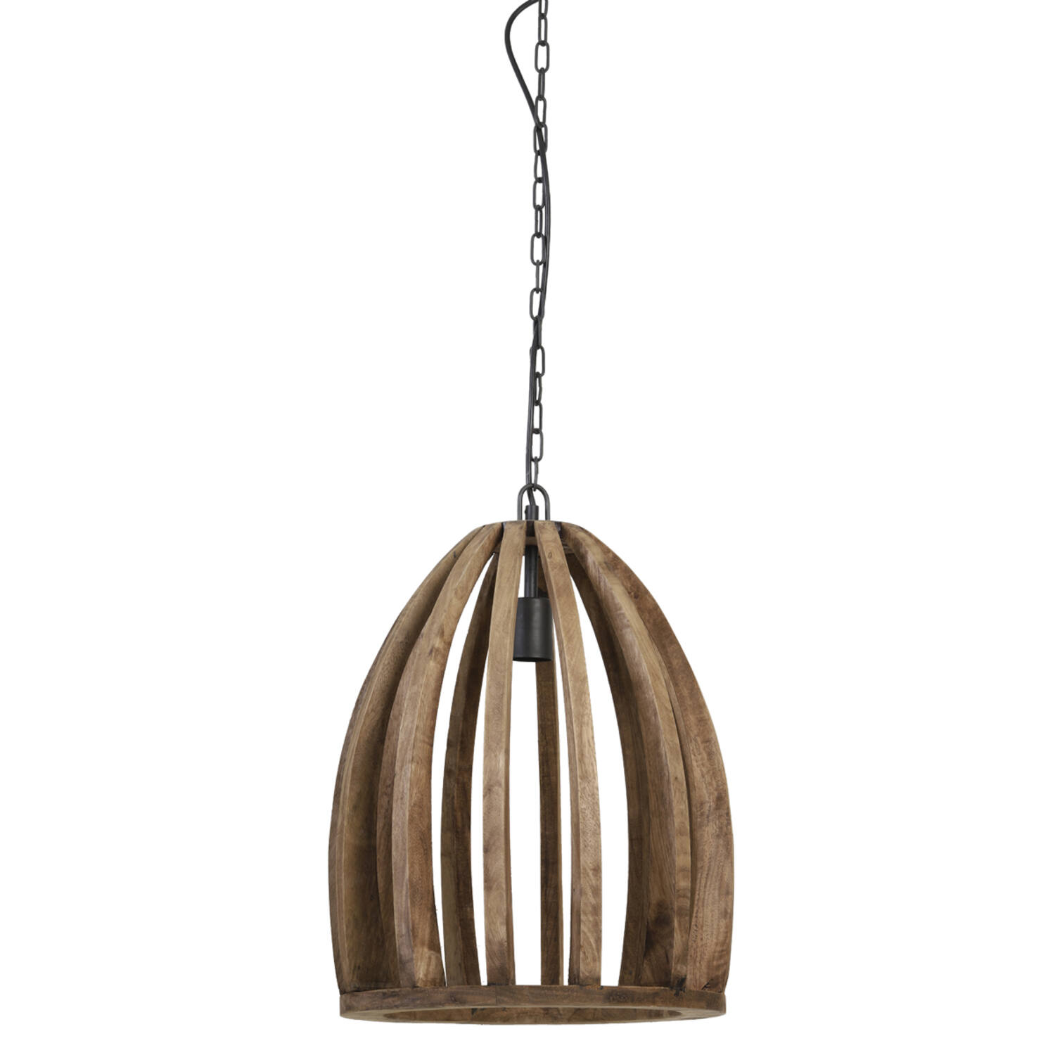 Lámpara colgante de madera con estructura ligera Light & Living Haranka - Ø 38 cm