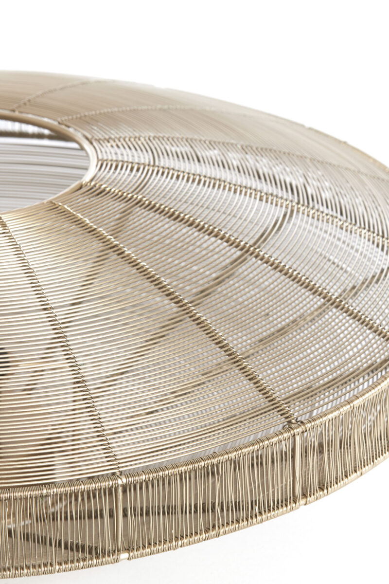 Lámpara de techo en forma de plato de ratán Light & Living Bahala – An. 51 cm - Imagen 4