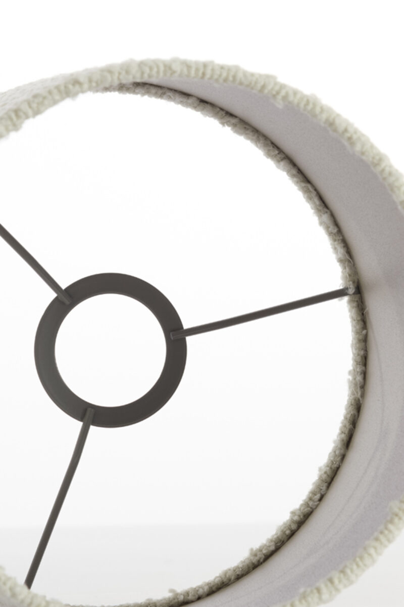 Pantalla de lámpara de forma cilíndrica blanca Light & Living Bolero - Ø 20 cm - Imagen 4