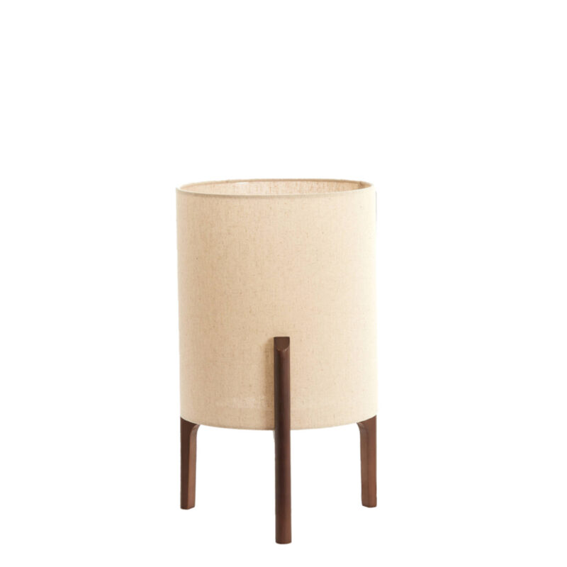 Lámpara de mesa con tejido en tono natural Light & Living Litto – H. 44 cm