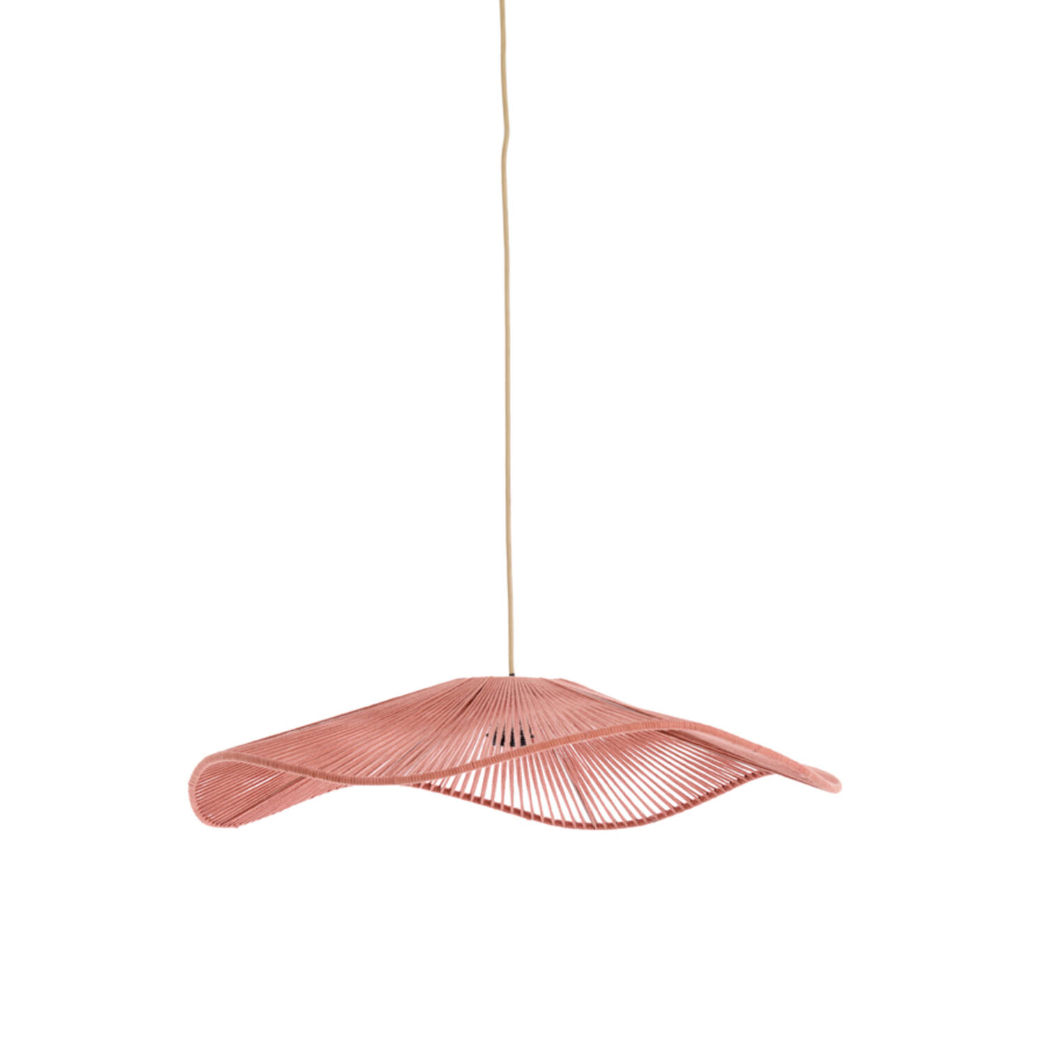Lámpara rosa con diseño ondulado Light & Living Rafa - Ø 70 cm
