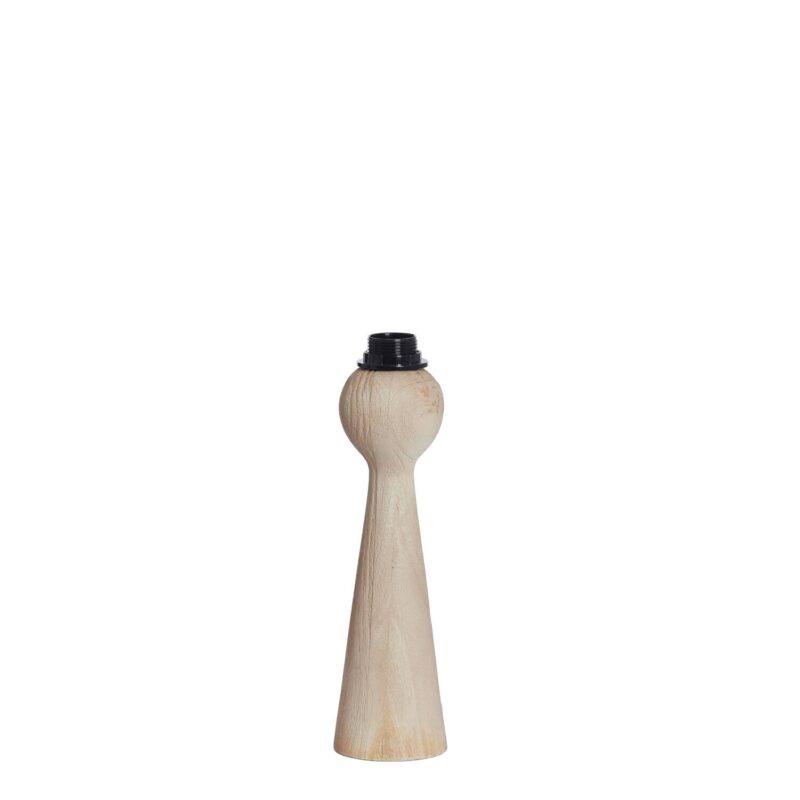 Base de lámpara de madera en color natural Light & Living Festina - H. 33 cm