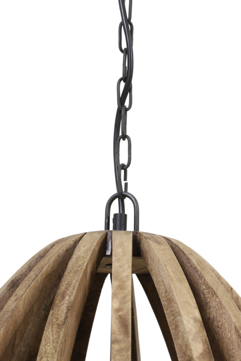 Lámpara colgante de madera con estructura ligera Light & Living Haranka - Ø 38 cm - Imagen 4