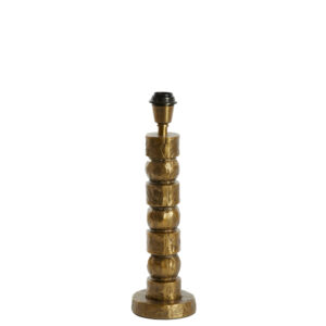 Base de lámpara dorada diseño escultórico Light & Living Akti - H. 45 cm