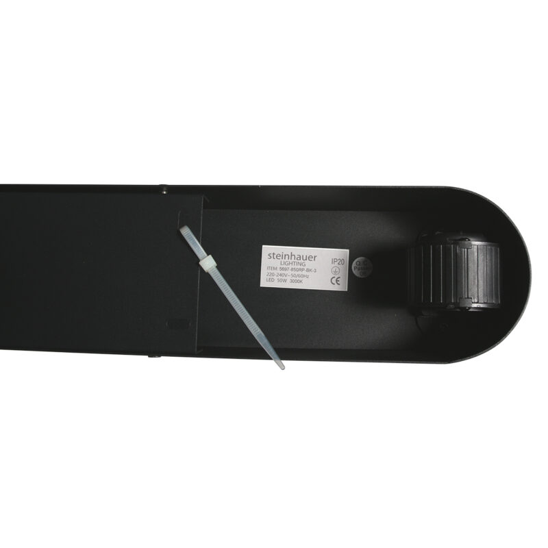 Lámpara de comedor de diseño negra con doble aro Steinhauer Mykty - Imagen 8