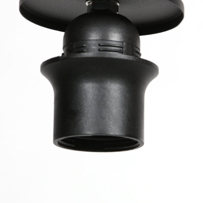 Lámpara colgante alargada negra con 5 cables ajustables Mexlite HaloSwap - Imagen 8