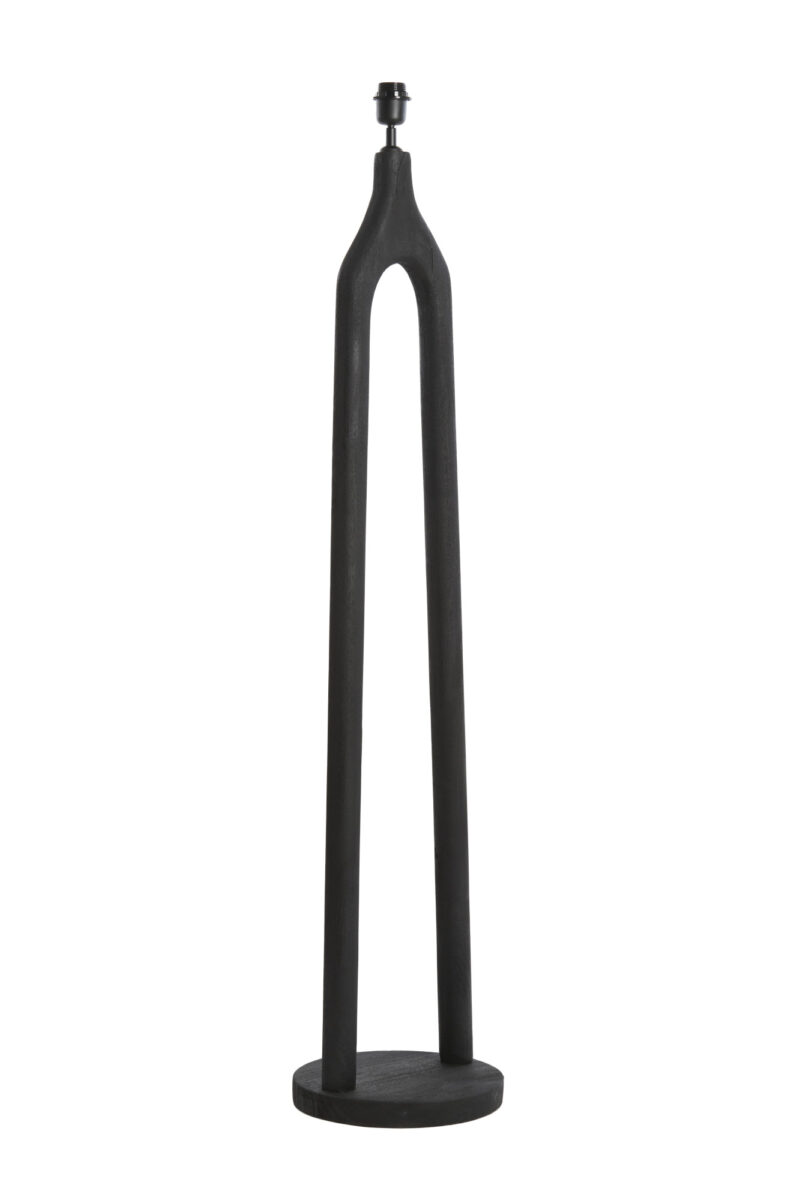 Base de lámpara negra diseño moderno Light & Living Xitta - H. 135 cm - Imagen 3