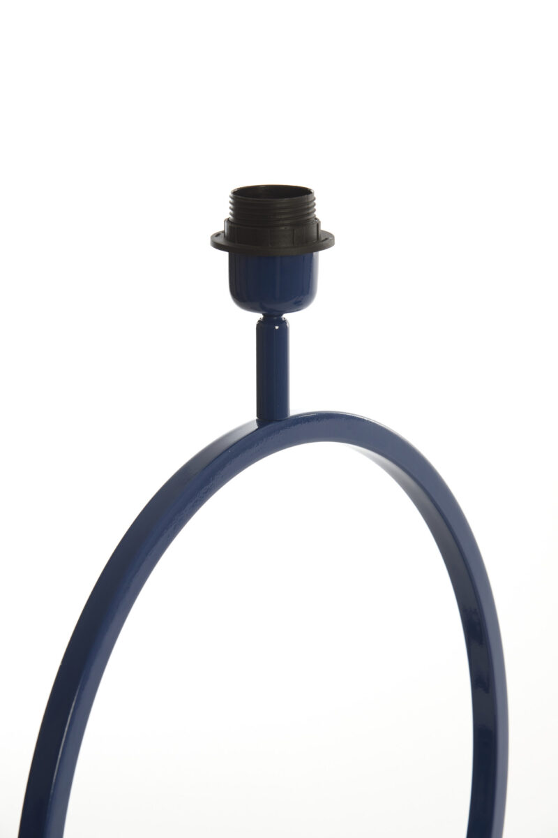 Base de lámpara redonda azul Light & Living Liva - H. 53 cm - Imagen 5