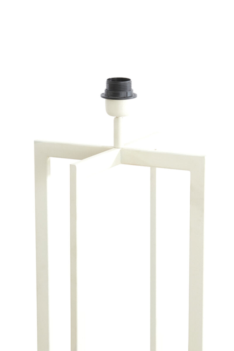 Base de lámpara larga cuadrada blanca Light & Living Mace - H. 140 cm - Imagen 5