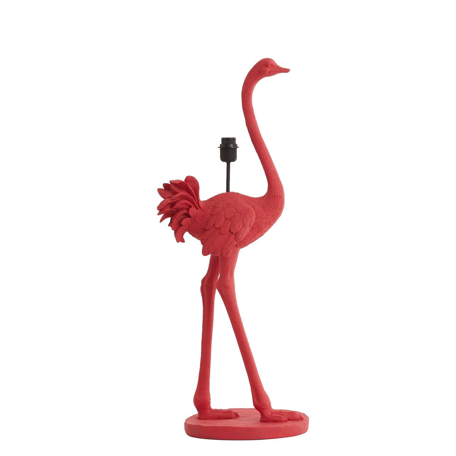 Base de lámpara avestruz en rosa Light & Living Ostrich – H. 95 cm