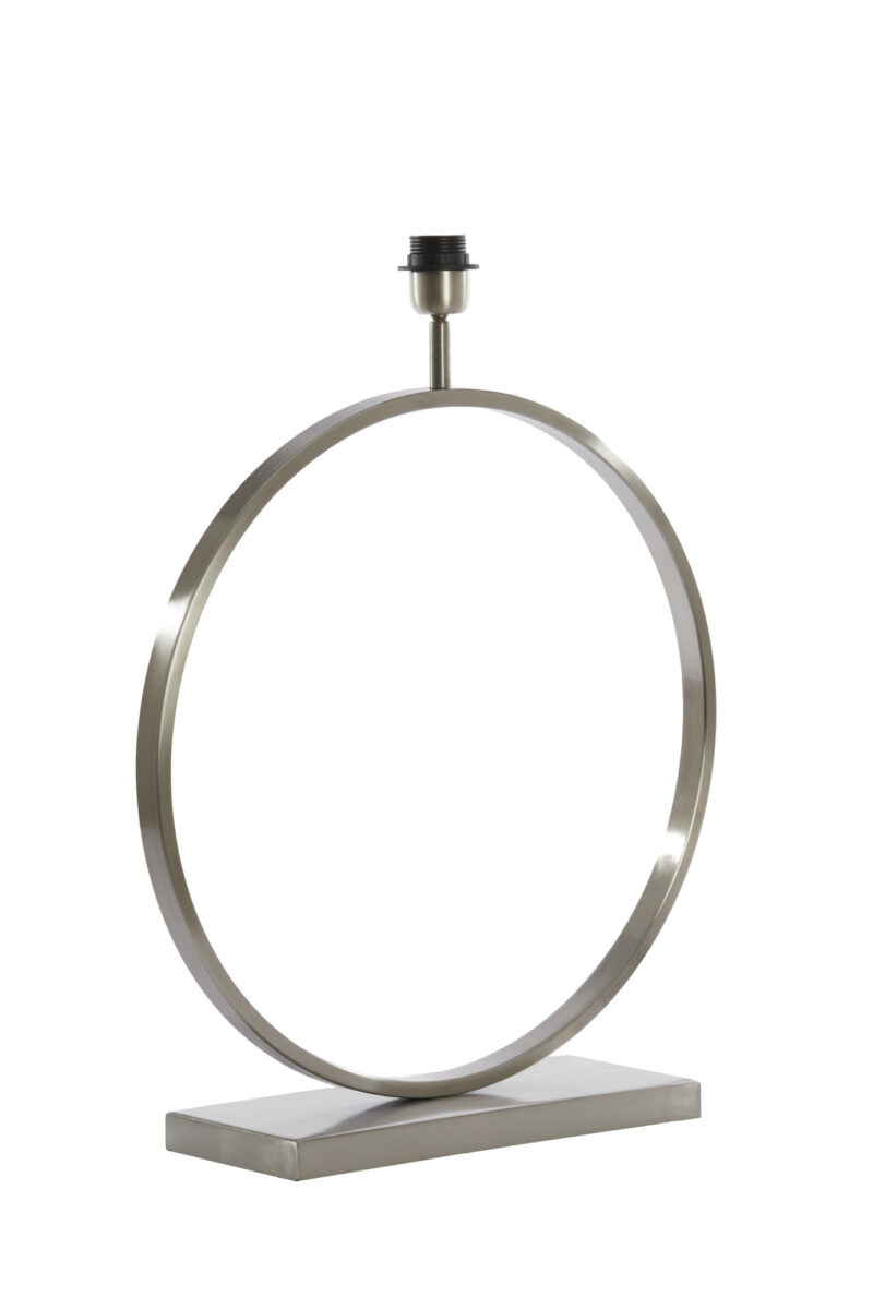 Lámpara de mesa plateada Light & Living Liva con diseño moderno – H. 62 cm - Imagen 3
