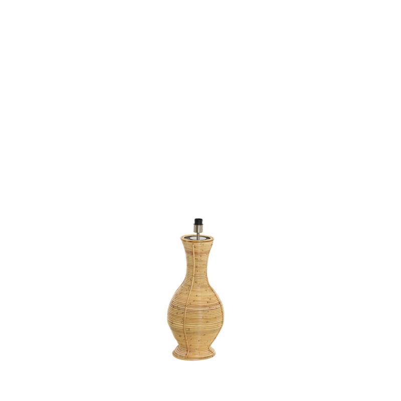 Base de lámpara de mimbre en forma de jarrón Light & Living Bupak - H. 60 cm