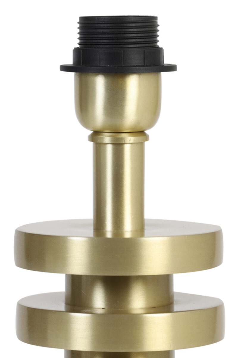 Diseño apilado de base de lámpara dorada Light & Living Desley - H. 36 cm - Imagen 5