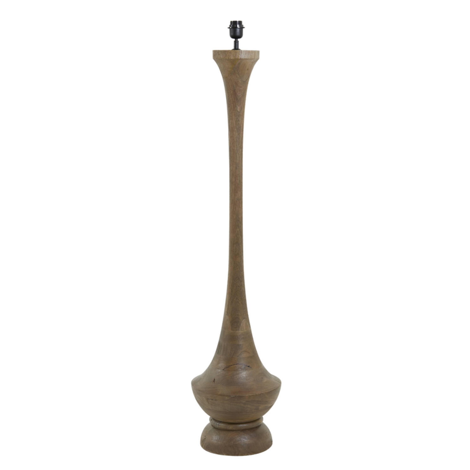 Base de lámpara de forma moderna en madera Light & Living Nicolo - H. 130 cm