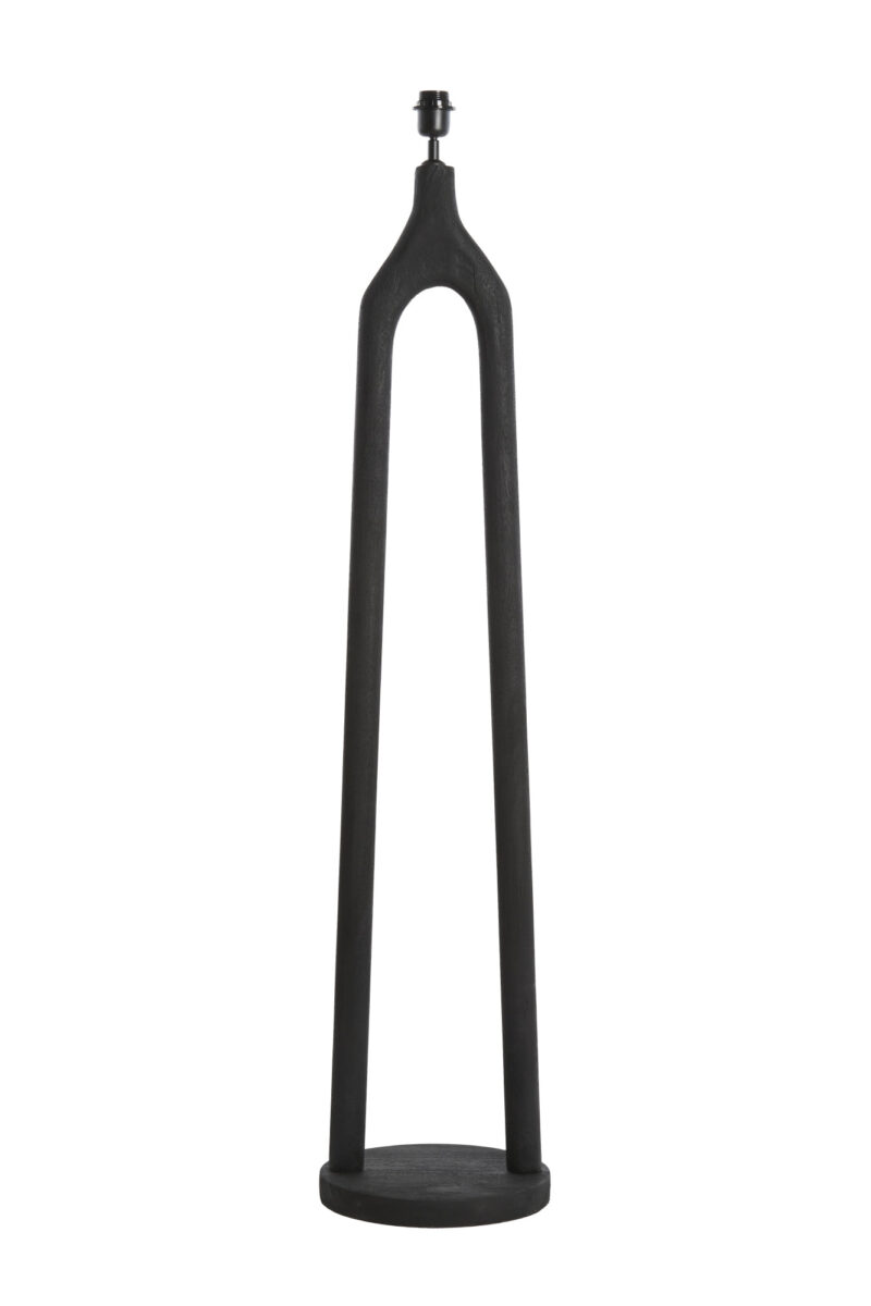 Base de lámpara negra diseño moderno Light & Living Xitta - H. 135 cm - Imagen 2