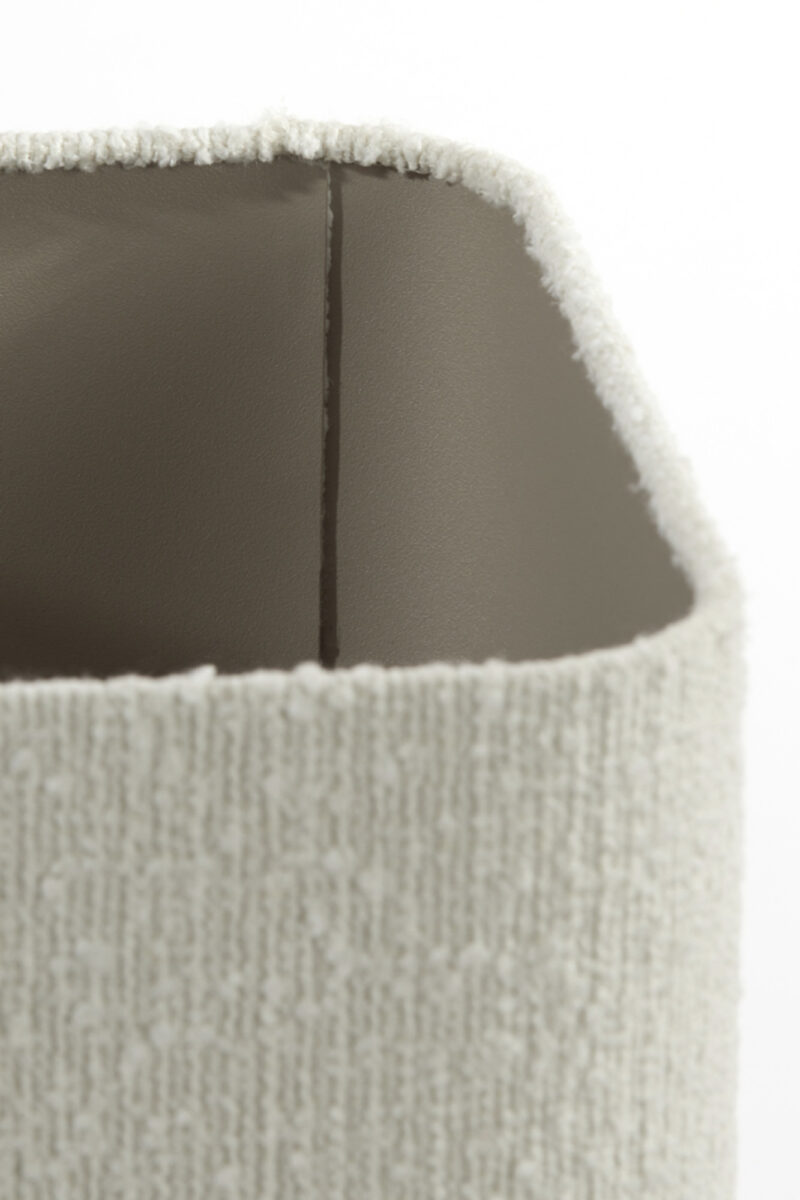 Pantalla de lámpara rectangular beige Light & Living Bolero - H. 35 cm - Imagen 8