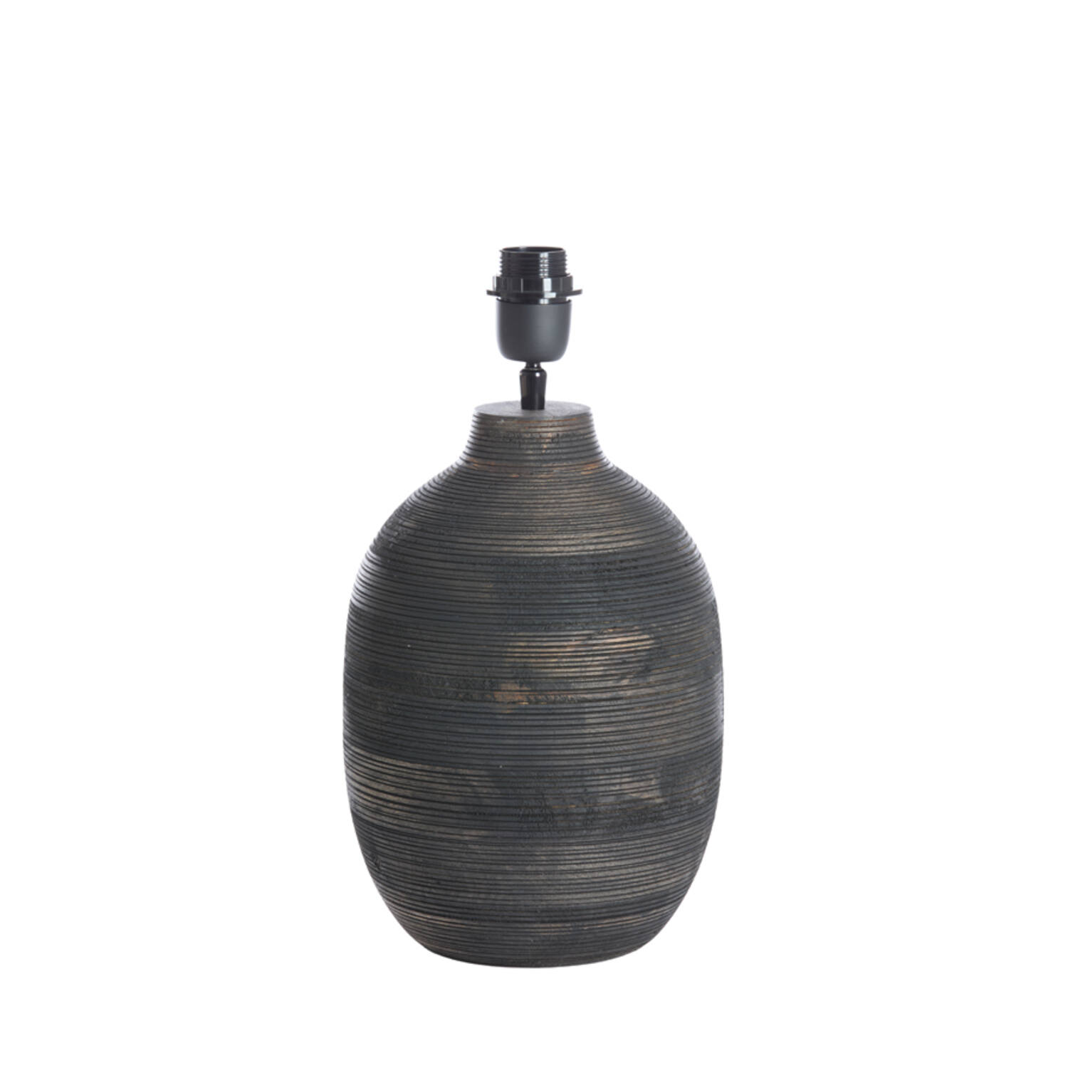 Base de lámpara rústica de cerámica Light & Living Khomai - H. 39 cm