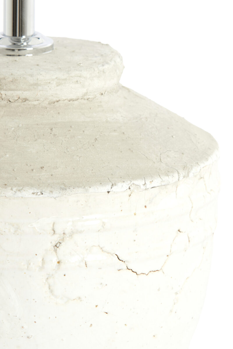 Lámpara de mesa redonda con estilo antiguo Light & Living Toba – H. 30 cm - Imagen 5