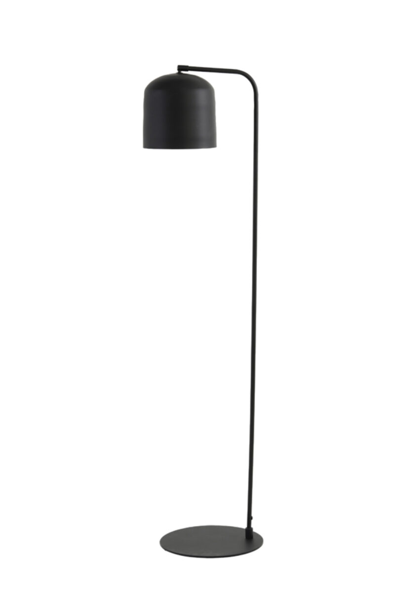 Lámpara de pie negra con pantalla cilíndrica Light & Living Aleso – H. 138 cm - Imagen 3